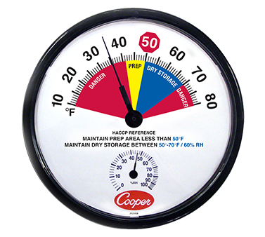 Cooper-Atkins, 212-158-8, Thermometer, Window Wall 