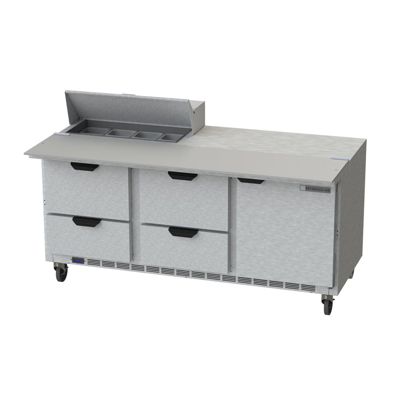 Beverage Air, SPED72HC-08C-4, Refrigerated Counter, Sandwich / Salad Unit 