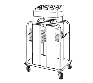 Piper Products/Servolift Eastern, PTS/1520MO2, Flatware & Tray Cart 