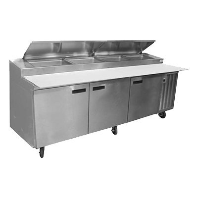 Delfield, 18648PTLP, Refrigerated Counter, Pizza Prep Table 