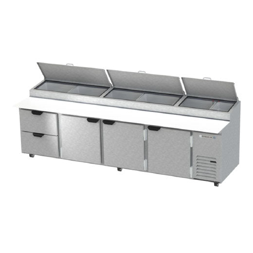 Beverage Air, DPD119HC-2, Refrigerated Counter, Pizza Prep Table 