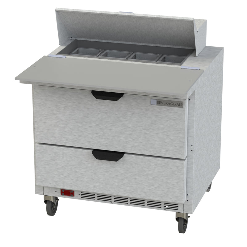 Beverage Air, SPED36HC-08C-2, Refrigerated Counter, Sandwich / Salad Unit 