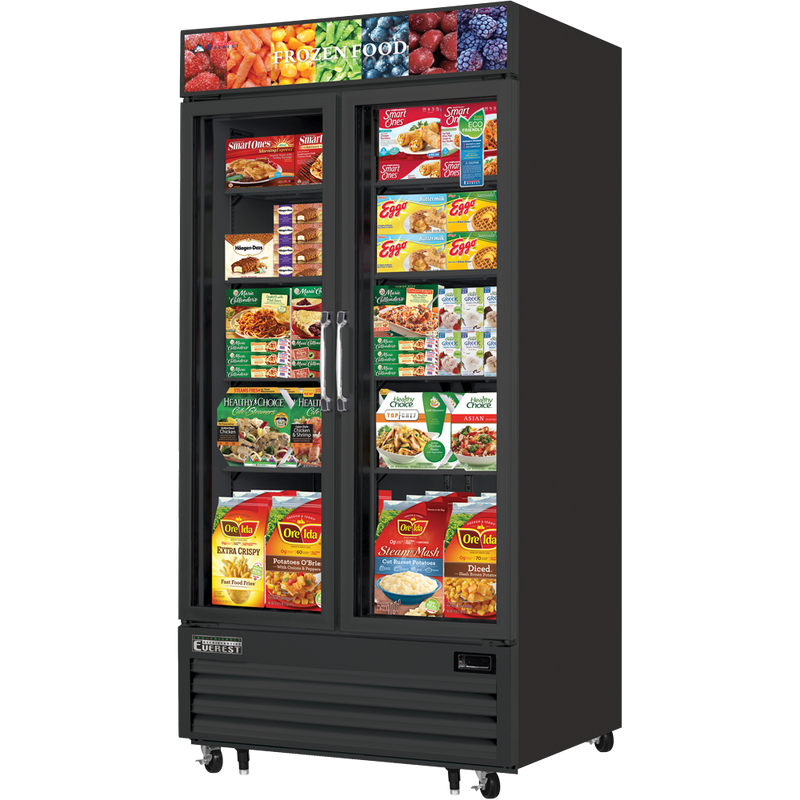 Everest Refrigeration, EMGF36B, Glass Door Merchandiser Freezer 