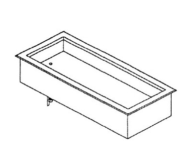 Piper Products/Servolift Eastern, 6-CIDI, Cold Food Well Unit, Drop-In, Ice-Cooled 