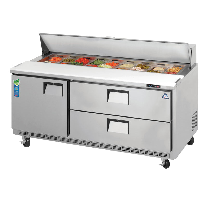 Everest Refrigeration, EPBNR3-D2, Refrigerated Counter, Sandwich / Salad Unit 