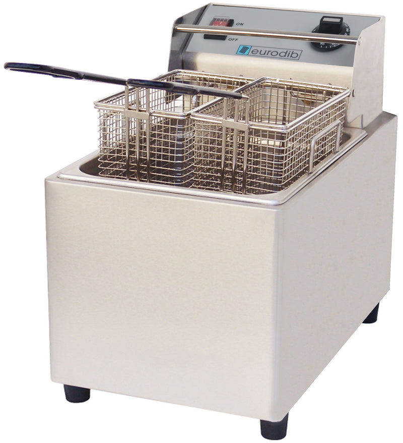 Eurodib USA, SFE01860D 120, Single Electric Countertop Fryer 