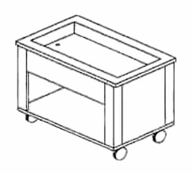 Piper Products/Servolift Eastern, 4-HCM, Serving Counter, Hot & Cold 