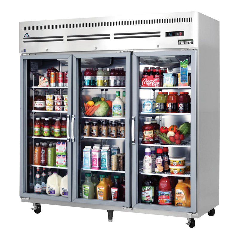 Everest Refrigeration, ESGR3A, Refrigerator, Reach-In 