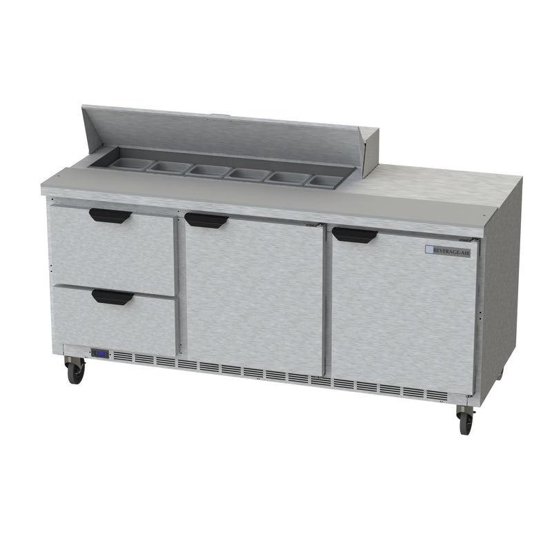 Beverage Air, SPED72HC-12-2, Refrigerated Counter, Sandwich / Salad Unit 