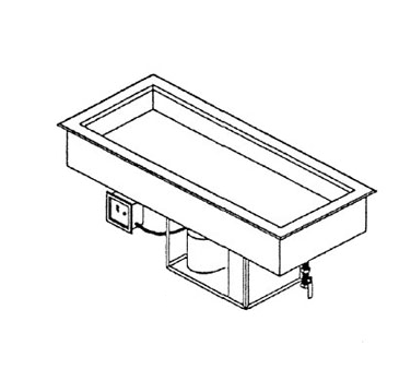 Piper Products/Servolift Eastern, 5-CMDI, Cold Food Well Unit, Drop-In, Refrigerated 