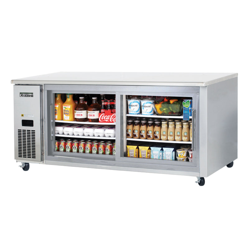 Everest Refrigeration, ETGWR2, Refrigerator, Undercounter, Reach-In 