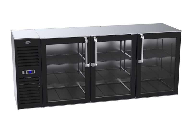 Krowne Metal, BS84L-GNS-RRR, Refrigeration- Self-Contained Back Bar Cooler 