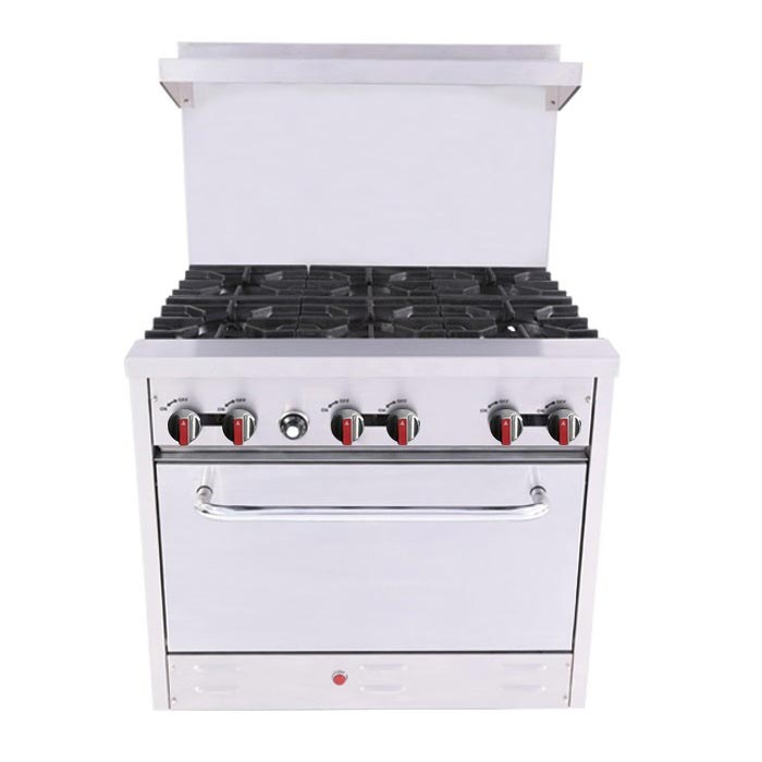 BakeMax, BAS36O, Range, 36" Restaurant, Gas 