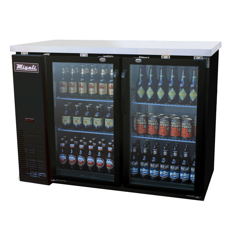 Migali, C-BB48G-HC, Commercial Back Bar Refrigerator 