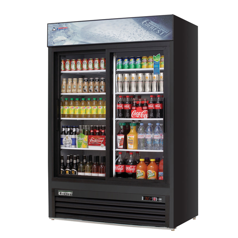 Everest Refrigeration, EMGR48B, Refrigerator, Merchandiser 