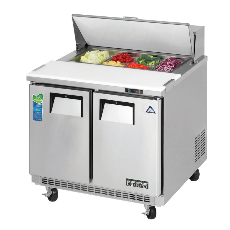 Everest Refrigeration, EPBNSR2, Refrigerated Counter, Sandwich / Salad Unit 