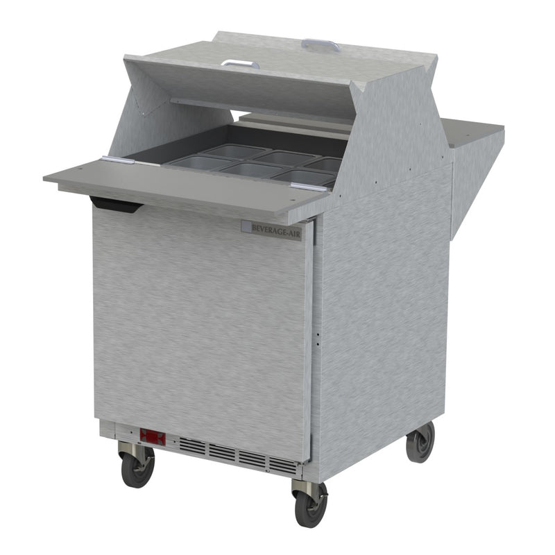 Beverage Air, SPE27HC-12M-B-DS, Refrigerated Counter, Mega Top Sandwich / Salad Unit 