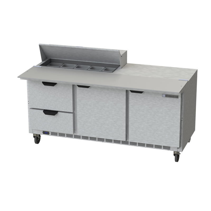 Beverage Air, SPED72HC-10C-2, Refrigerated Counter, Sandwich / Salad Unit 