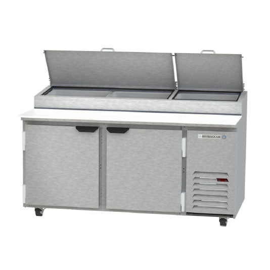 Beverage Air, DP67HC, Refrigerated Counter, Pizza Prep Table 