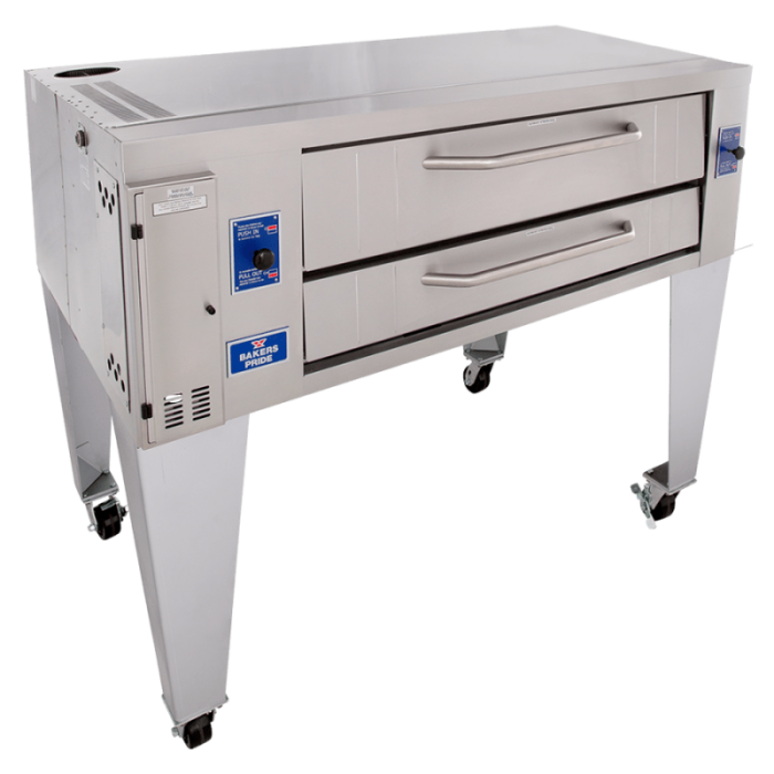 Bakers Pride, Y-600BL-LP, Deck Pizza Ovens 