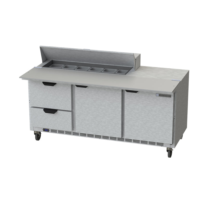 Beverage Air, SPED72HC-12C-2, Refrigerated Counter, Sandwich / Salad Unit 