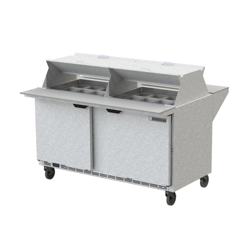 Beverage Air, SPE60HC-24M-DS, Refrigerated Counter, Mega Top Sandwich / Salad Unit 