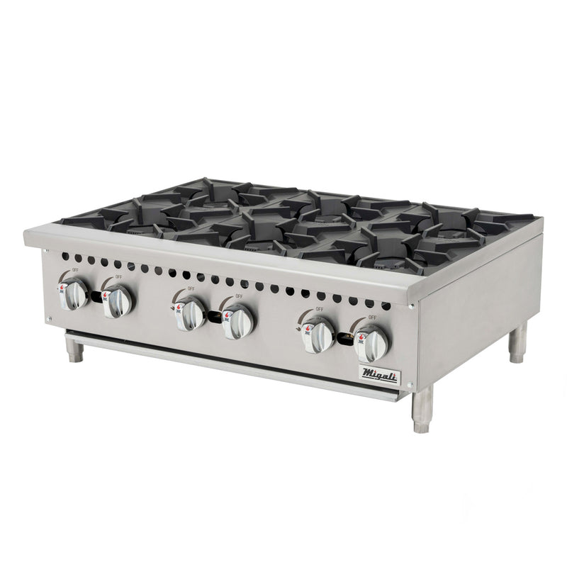 Migali, C-HP-6-36, Commercial Counter-top Range Hot Plate 