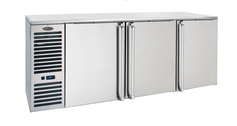 Krowne Metal, BS84L-S-RS-LK-RK, Refrigeration- Self-Contained Back Bar Cooler 