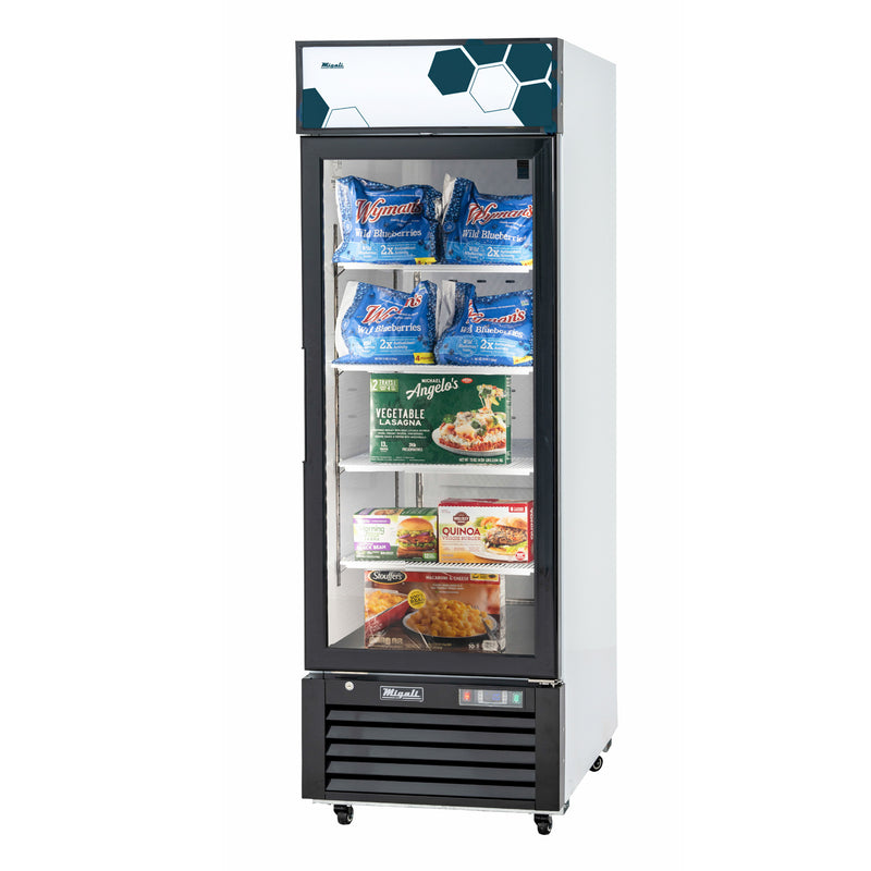 Migali, C-23FM-HC, Commercial Glass Door Freezer 