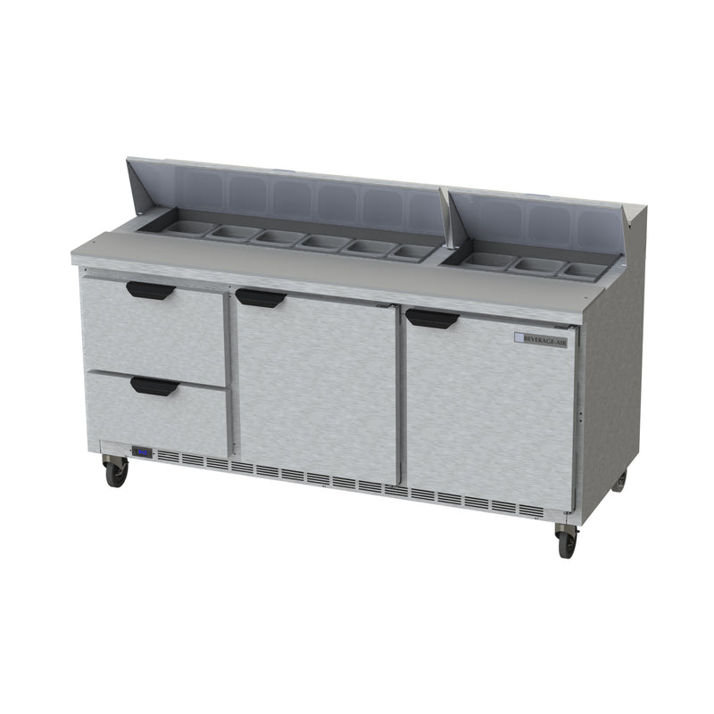 Beverage Air, SPED72HC-18-2, Refrigerated Counter, Sandwich / Salad Unit 