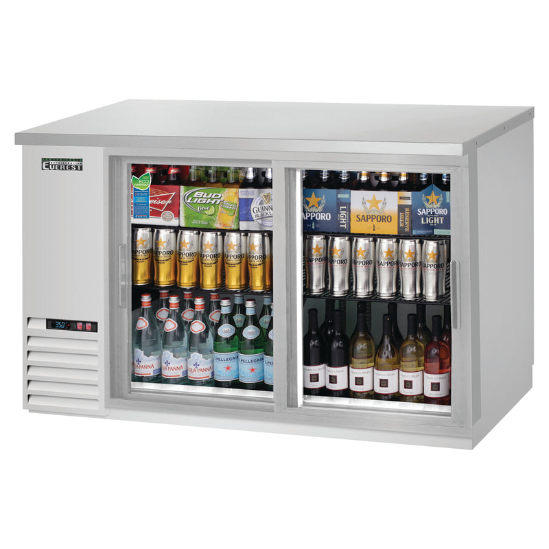 Everest Refrigeration, EBB59G-SD-SS, Back Bar Cabinet, Refrigerated 