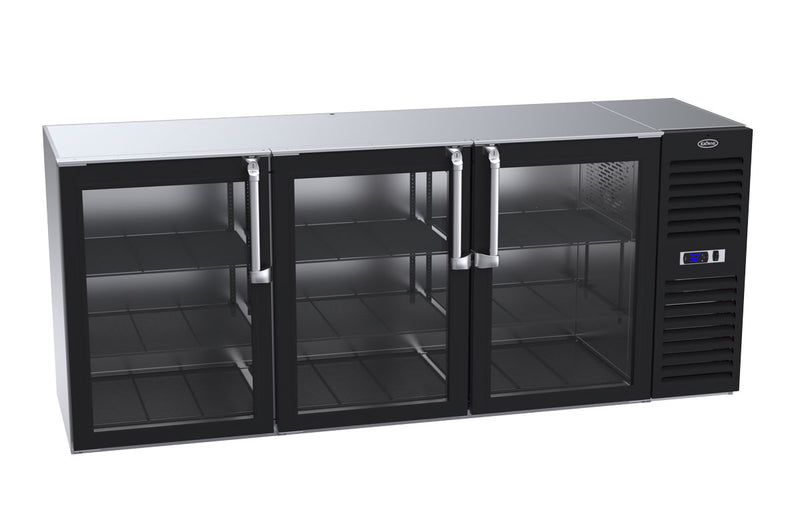 Krowne Metal, BS84R-GNS-RLL, Refrigeration- Self-Contained Back Bar Cooler 