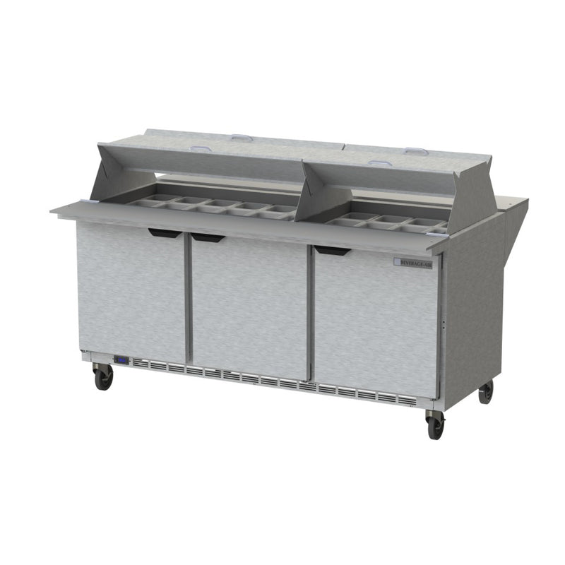 Beverage Air, SPE72HC-30M-DS, Refrigerated Counter, Mega Top Sandwich / Salad Unit 