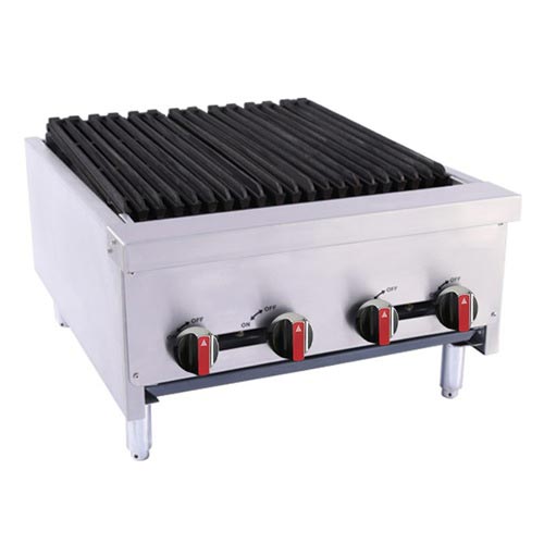 BakeMax, BACGG24-4, Charbroiler, Gas, Countertop 