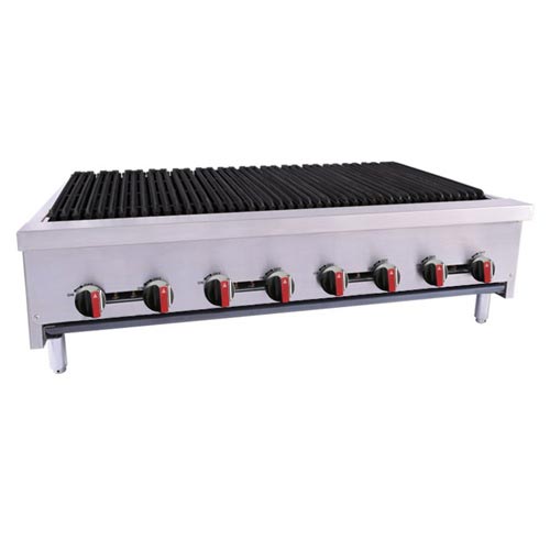 BakeMax, BACGG48-8, Charbroiler, Gas, Countertop 