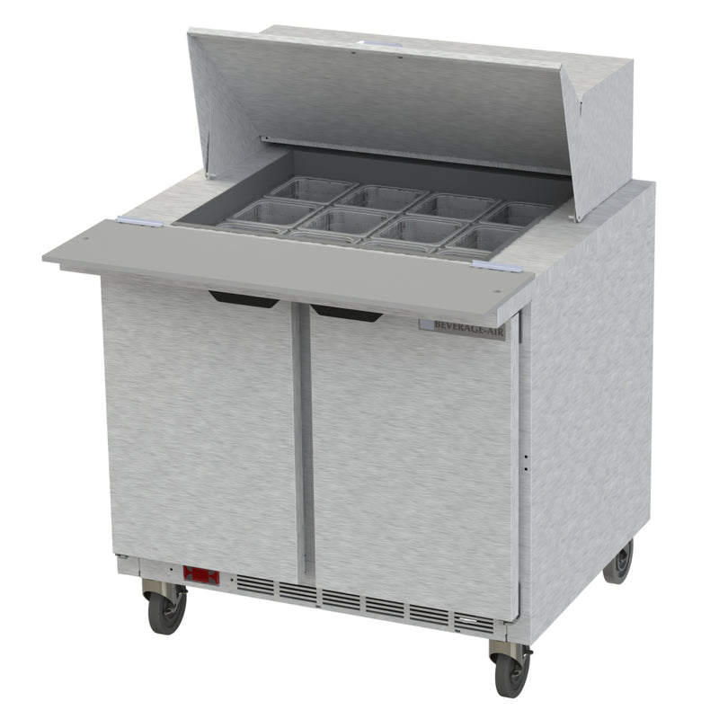 Beverage Air, SPE36HC-12M, Refrigerated Counter, Mega Top Sandwich / Salad Unit 