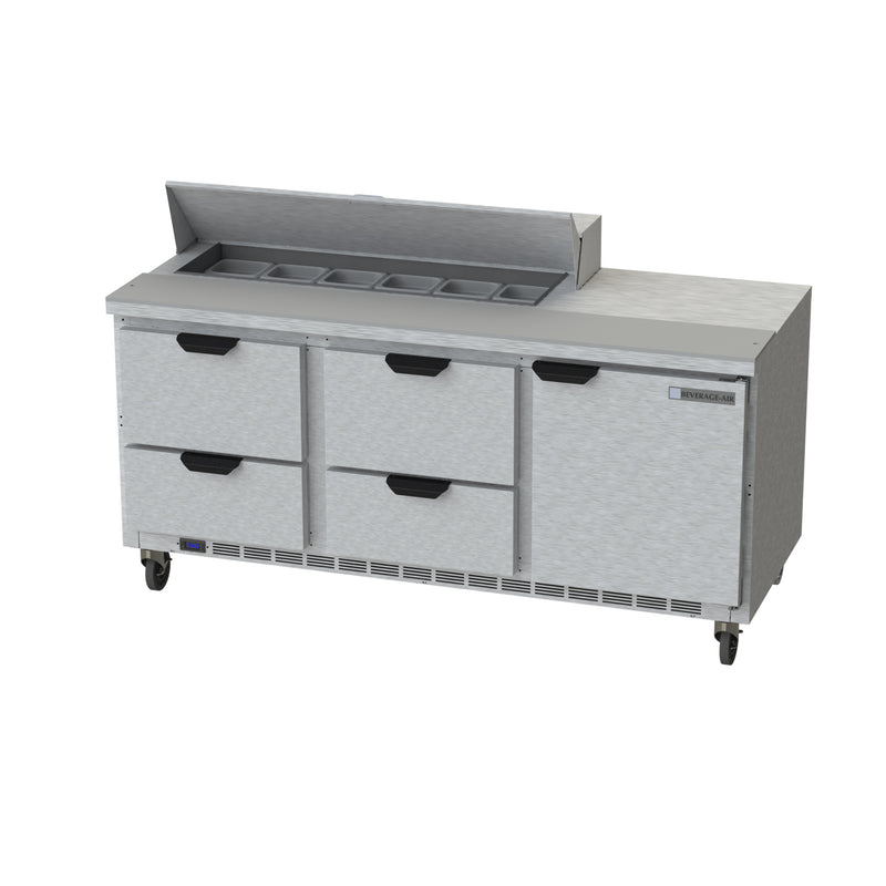 Beverage Air, SPED72HC-12-4, Refrigerated Counter, Sandwich / Salad Unit 