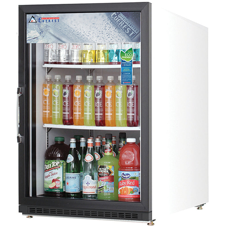 Everest Refrigeration 1 Door Refrigerator Merchandiser, 5 cu ft EMGR5