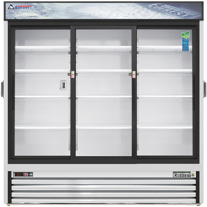 Everest Refrigeration 3 Door Chromatography Refrigerator (Sliding Doors), 69 cu ft EMGR69C