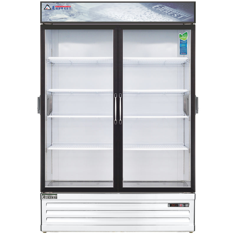 Everest Refrigeration 2 Door Chromatography Refrigerator (Swing Door), 48 cu ft EMSGR48C