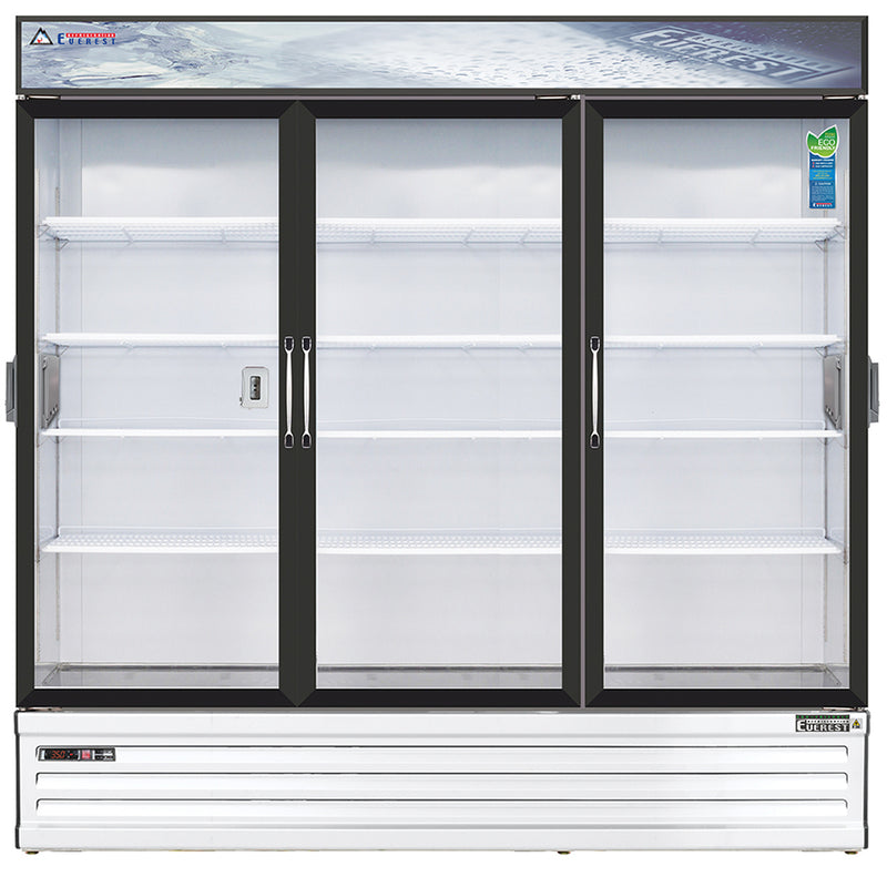 Everest Refrigeration 3 Door Chromatography Refrigerator (Swing Door), 69 cu ft EMSGR69C