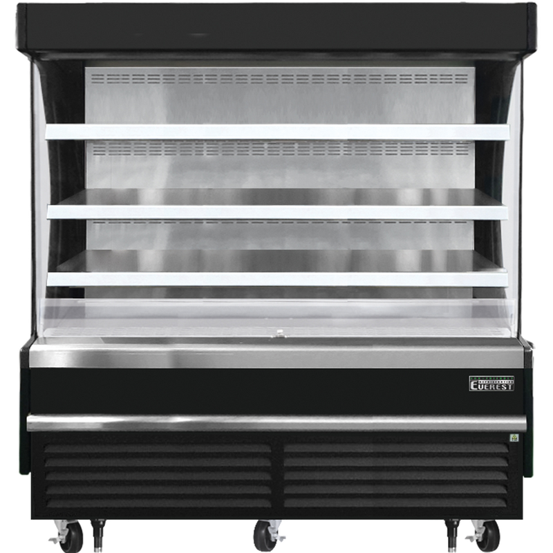 Everest Refrigeration Vertical Open Air Merchandiser, 73 1/4