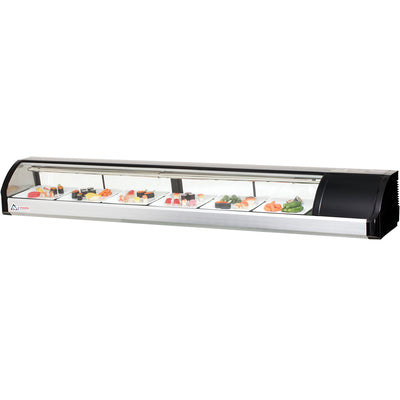 Everest Refrigeration 7ft Self Contained Countertop Refrigerated Display Case - Right Comp Mount ESC83R