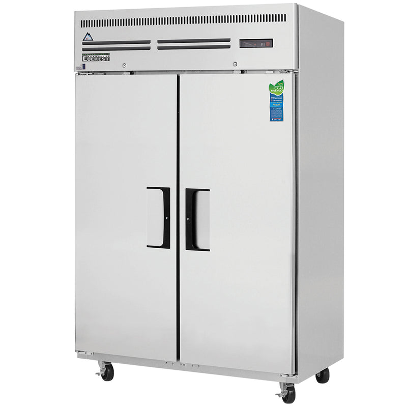 Everest Refrigeration 2 Door Freezer, 49 3/4