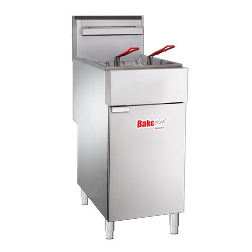 BakeMax, BAKEL50, Fryer, Gas, Floor Model, Full Pot 