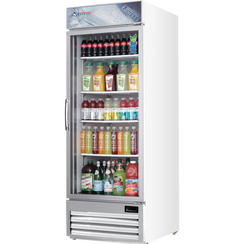 Everest Refrigeration, EMGR24U, Glass Door Merchandiser Refrigerator 