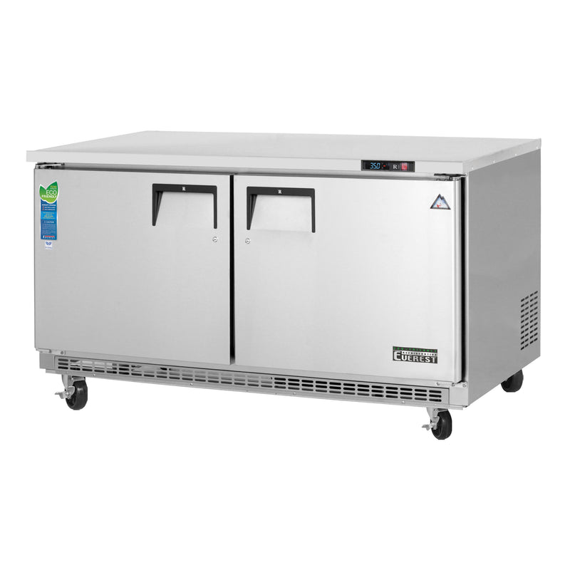 Everest Refrigeration, ETBWR2, Refrigerator, Undercounter, Reach-In 