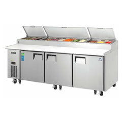 Everest Refrigeration 3 Door Pizza Prep Table, 93" EPPR3 - Quality Galore