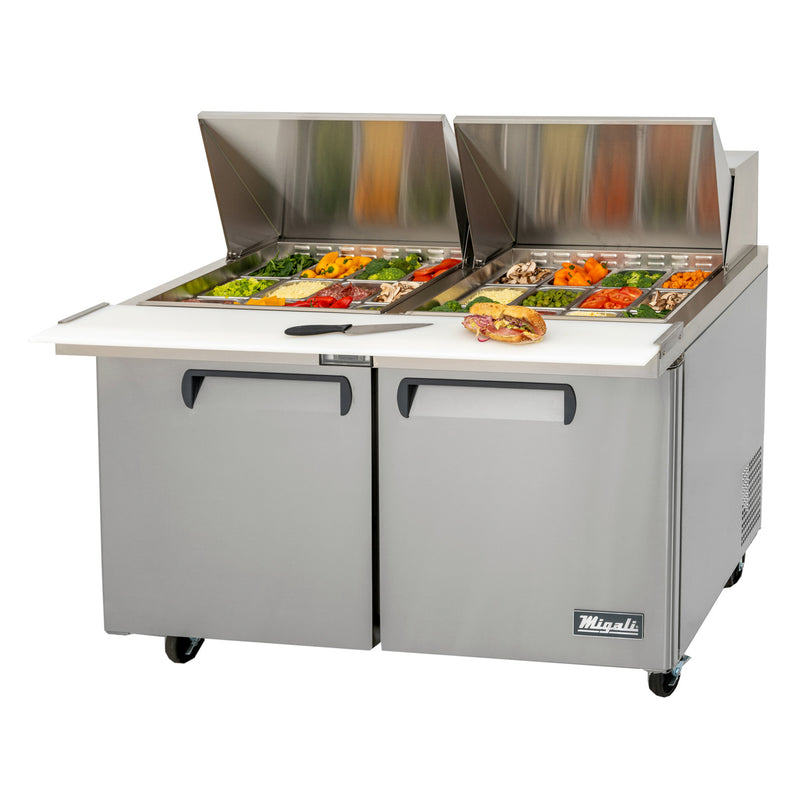 Migali, C-SP60-24BT-HC, Commercial Sandwich Prep Food Prep Table 