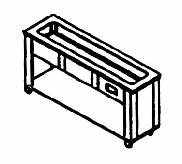 Piper Products/Servolift Eastern, 2-CISL, Serving Counter, Cold Food 